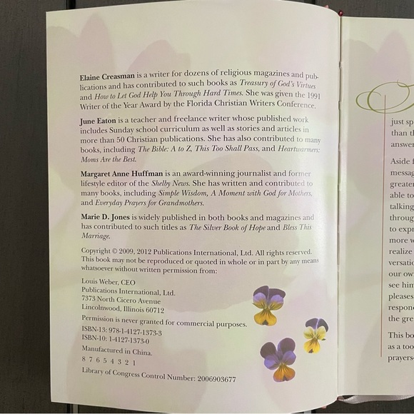 ⚡️FINAL PRICE⚡️ ‘A MOTHER’S DAILY PRAYER BOOK’ 366-DAY HARDBACK DEVOTION… - Picture 5 of 14